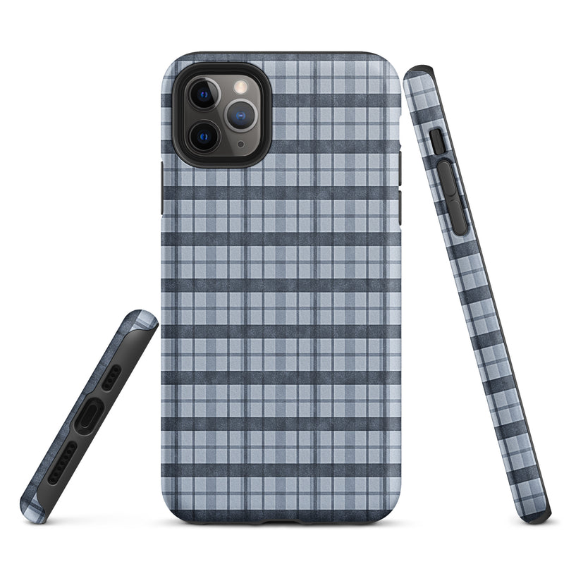 Load image into Gallery viewer, Burberry Blue iPhone Case Hardshell 3D Wrap Thermal CREATIVETECH
