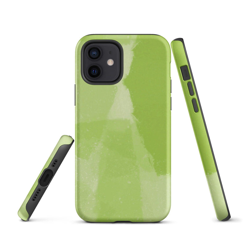 Load image into Gallery viewer, Creative Paint Green Colorful Hardshell iPhone Case Double Layer Impact Resistant Tough 3D Wrap CREATIVETECH