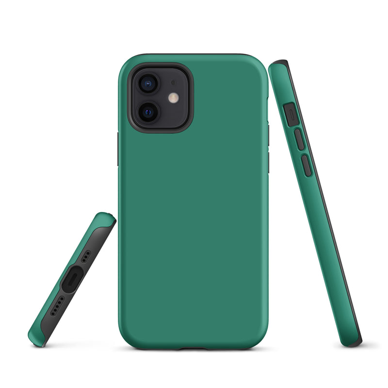 Load image into Gallery viewer, Elf Green iPhone Case Hardshell 3D Wrap Thermal Plain Color CREATIVETECH