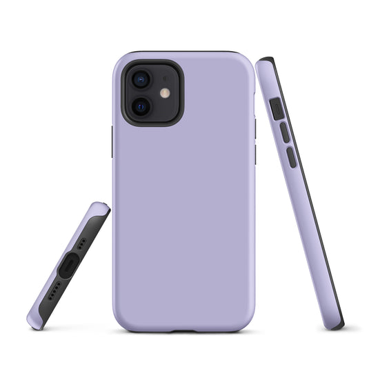 Melrose Purple iPhone Case Hardshell 3D Wrap Thermal Plain Color CREATIVETECH