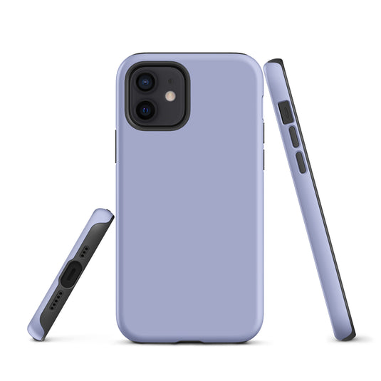 Perano Purple iPhone Case Hardshell 3D Wrap Thermal Plain Color CREATIVETECH