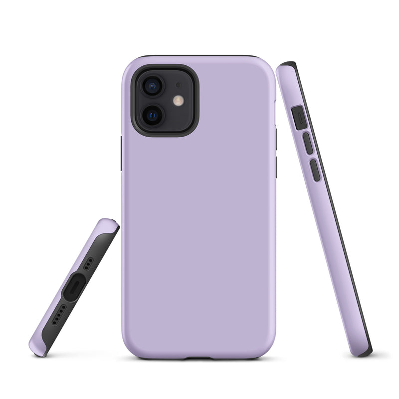 Load image into Gallery viewer, Fog Violet iPhone Case Hardshell 3D Wrap Thermal Plain Color CREATIVETECH
