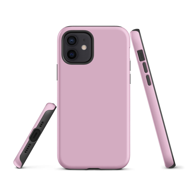 Load image into Gallery viewer, Twilight Pink iPhone Case Hardshell 3D Wrap Thermal Plain Color CREATIVETECH