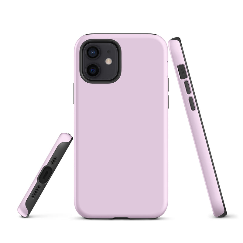 Load image into Gallery viewer, Selago Pink iPhone Case Hardshell 3D Wrap Thermal Plain Color CREATIVETECH