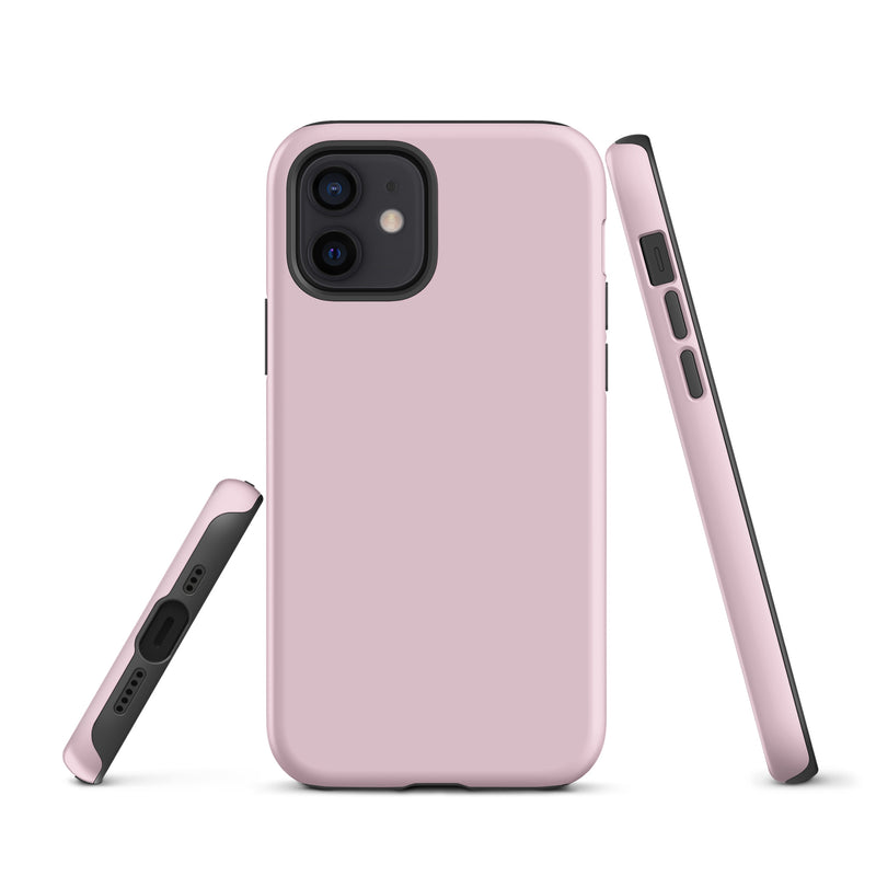 Load image into Gallery viewer, Lace Pink iPhone Case Hardshell 3D Wrap Thermal Plain Color CREATIVETECH