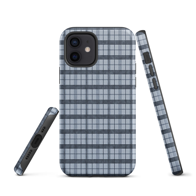 Load image into Gallery viewer, Burberry Blue iPhone Case Hardshell 3D Wrap Thermal CREATIVETECH
