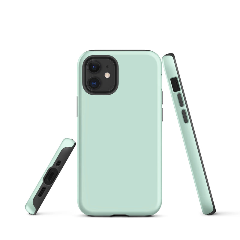 Load image into Gallery viewer, Humming Bird Green iPhone Case Hardshell 3D Wrap Thermal Plain Color CREATIVETECH