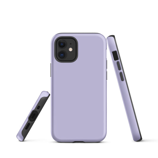 Melrose Purple iPhone Case Hardshell 3D Wrap Thermal Plain Color CREATIVETECH