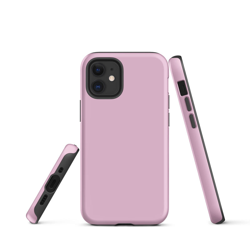 Load image into Gallery viewer, Twilight Pink iPhone Case Hardshell 3D Wrap Thermal Plain Color CREATIVETECH