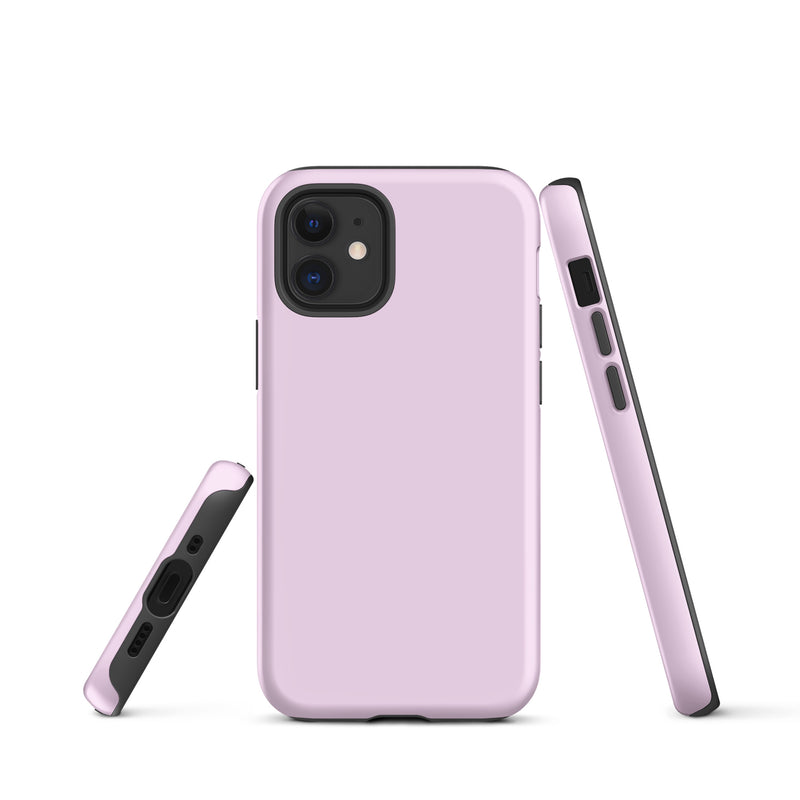 Load image into Gallery viewer, Selago Pink iPhone Case Hardshell 3D Wrap Thermal Plain Color CREATIVETECH