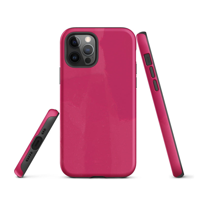 Load image into Gallery viewer, Berry Red Pink Creative Colorful Hardshell iPhone Case Double Layer Impact Resistant Tough 3D Wrap CREATIVETECH