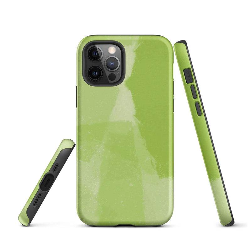 Load image into Gallery viewer, Creative Paint Green Colorful Hardshell iPhone Case Double Layer Impact Resistant Tough 3D Wrap CREATIVETECH
