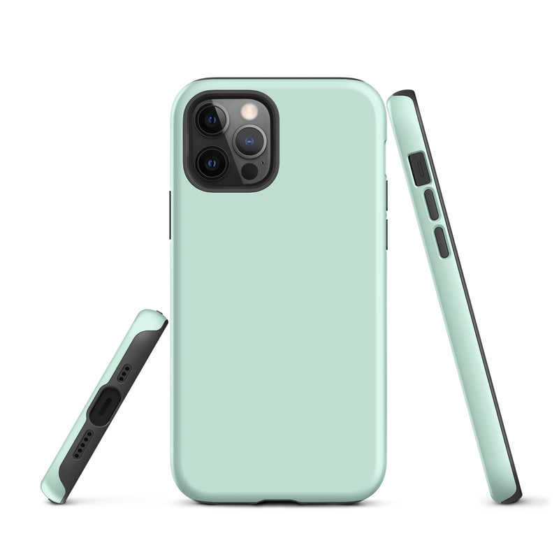 Load image into Gallery viewer, Humming Bird Green iPhone Case Hardshell 3D Wrap Thermal Plain Color CREATIVETECH