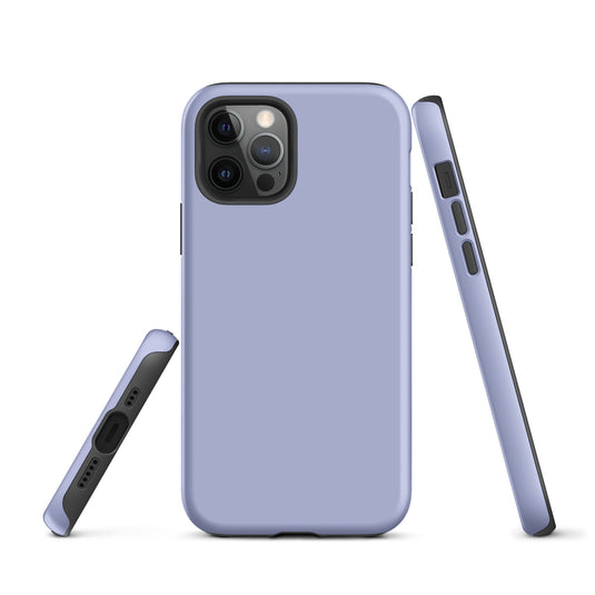 Perano Purple iPhone Case Hardshell 3D Wrap Thermal Plain Color CREATIVETECH