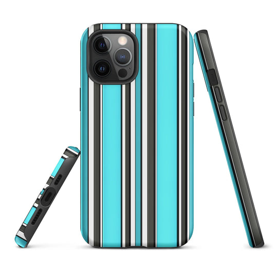 Colorful White Black Blue iPhone Case Double Layer Impact Resistant Tough 3D Wrap Matte or Glossy Finish CREATIVETECH