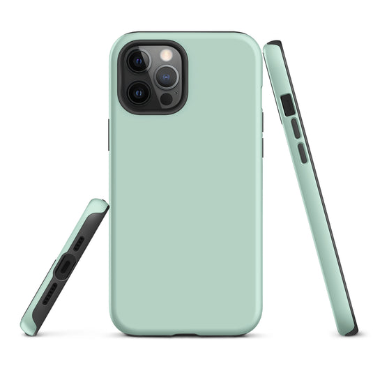 Aero Blue iPhone Case Hardshell 3D Wrap Thermal Plain Color CREATIVETECH