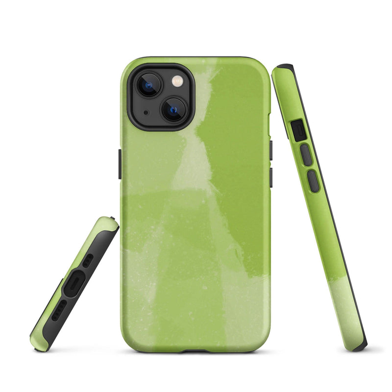 Load image into Gallery viewer, Creative Paint Green Colorful Hardshell iPhone Case Double Layer Impact Resistant Tough 3D Wrap CREATIVETECH
