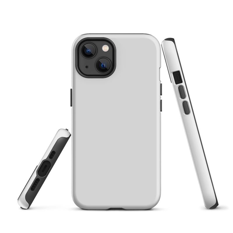 Load image into Gallery viewer, Whisper Grey iPhone Case Hardshell 3D Wrap Thermal Plain Color CREATIVETECH