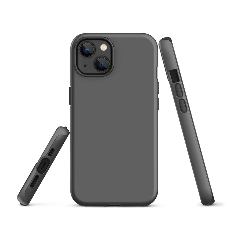 Load image into Gallery viewer, Zambezi Grey iPhone Case Hardshell 3D Wrap Thermal Plain Color CREATIVETECH