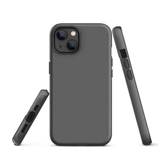 Zambezi Grey iPhone Case Hardshell 3D Wrap Thermal Plain Color CREATIVETECH