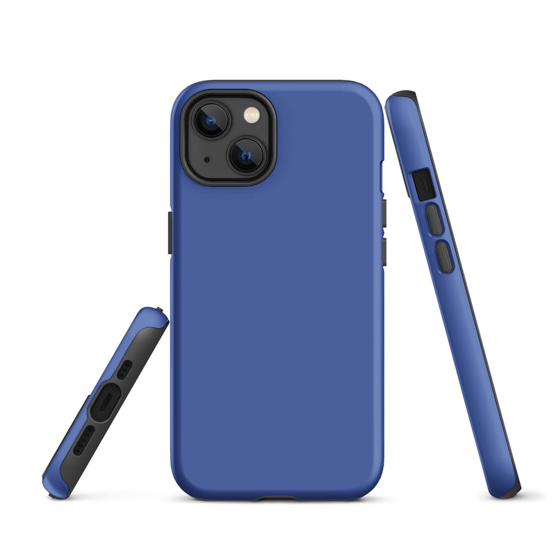 Load image into Gallery viewer, Mariner Blue iPhone Case Hardshell 3D Wrap Thermal Plain Color CREATIVETECH