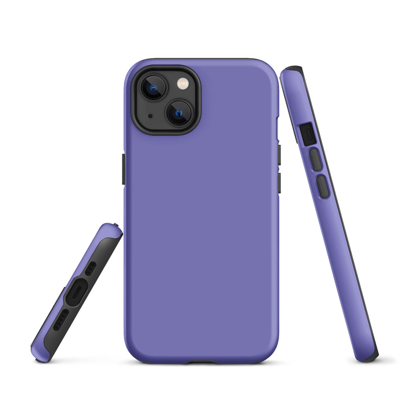 Load image into Gallery viewer, Moody Blue iPhone Case Hardshell 3D Wrap Thermal Plain Color CREATIVETECH