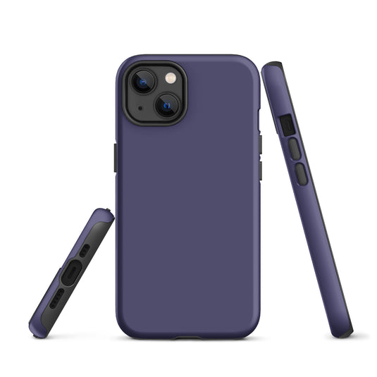 Corn Flower Blue iPhone Case Hardshell 3D Wrap Thermal Plain Color CREATIVETECH