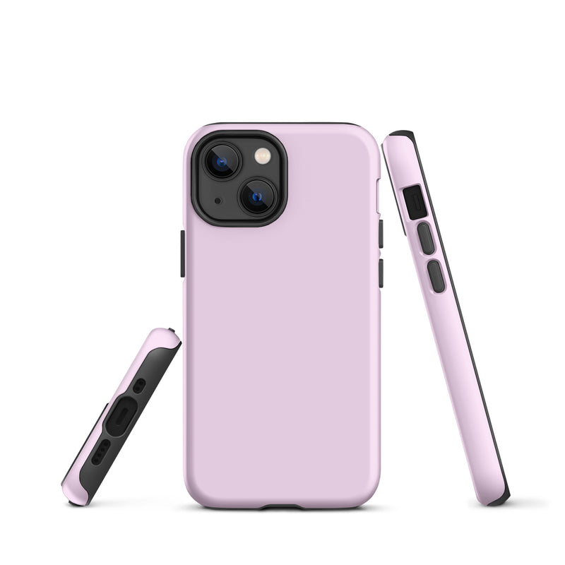 Load image into Gallery viewer, Selago Pink iPhone Case Hardshell 3D Wrap Thermal Plain Color CREATIVETECH