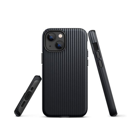 Carbon Fiber Striped iPhone Case Hardshell 3D Wrap Thermal Plain Color CREATIVETECH