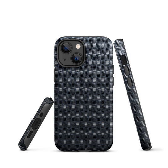 Subway Dark Metal iPhone Case Hardshell 3D Wrap Thermal Plain Color CREATIVETECH