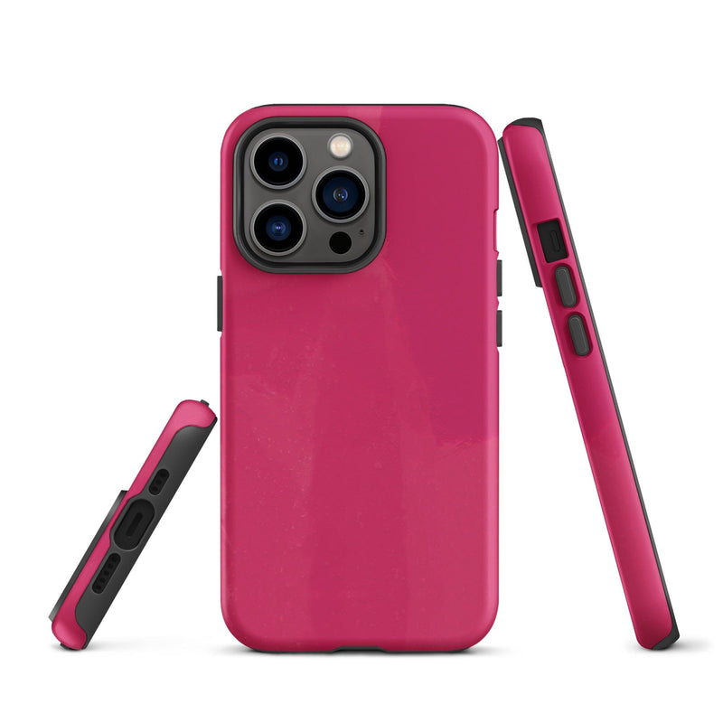 Load image into Gallery viewer, Berry Red Pink Creative Colorful Hardshell iPhone Case Double Layer Impact Resistant Tough 3D Wrap CREATIVETECH