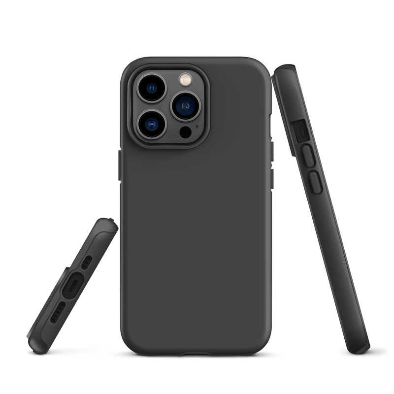 Load image into Gallery viewer, Eclipse Grey iPhone Case Hardshell 3D Wrap Thermal Plain Color CREATIVETECH
