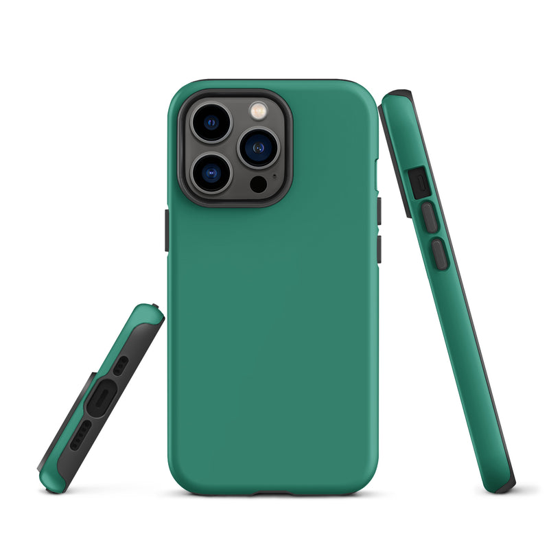 Load image into Gallery viewer, Elf Green iPhone Case Hardshell 3D Wrap Thermal Plain Color CREATIVETECH