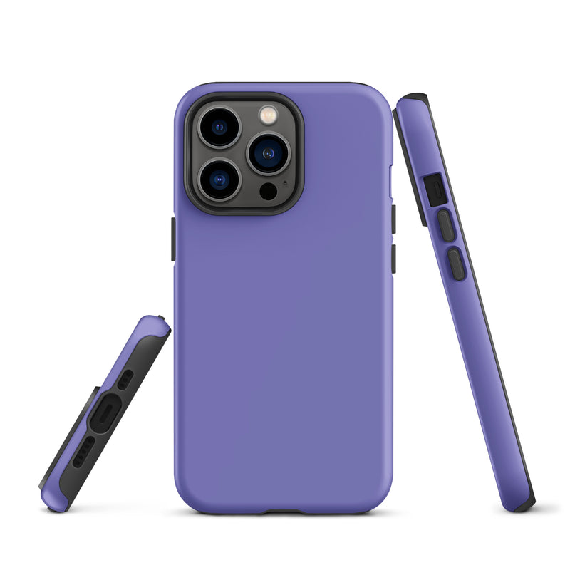 Load image into Gallery viewer, Moody Blue iPhone Case Hardshell 3D Wrap Thermal Plain Color CREATIVETECH