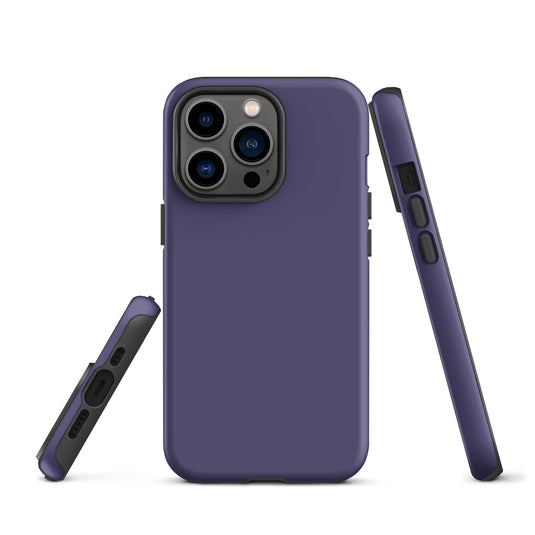 Corn Flower Blue iPhone Case Hardshell 3D Wrap Thermal Plain Color CREATIVETECH