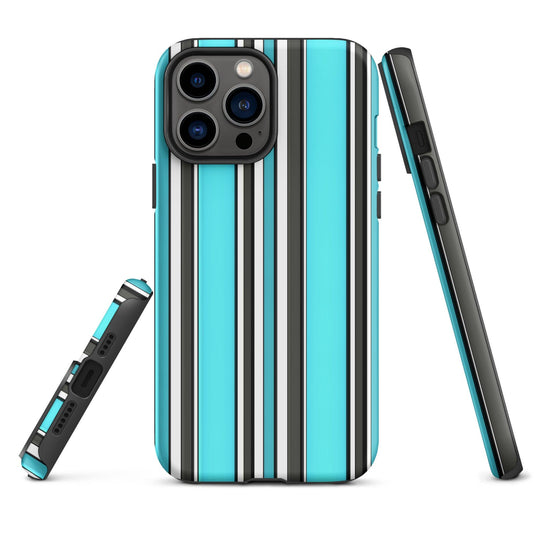 Colorful White Black Blue iPhone Case Double Layer Impact Resistant Tough 3D Wrap Matte or Glossy Finish CREATIVETECH