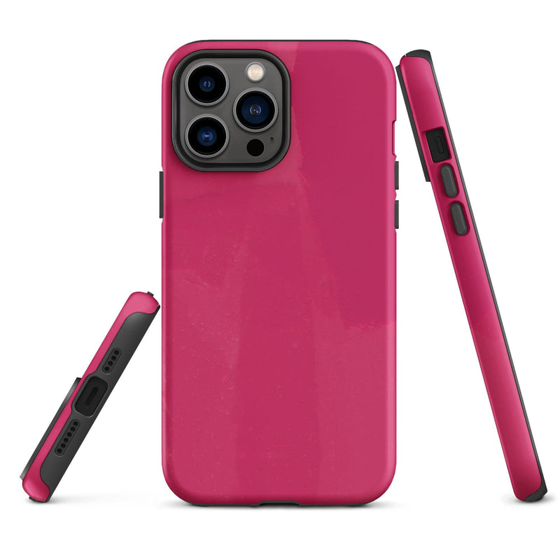 Load image into Gallery viewer, Berry Red Pink Creative Colorful Hardshell iPhone Case Double Layer Impact Resistant Tough 3D Wrap CREATIVETECH