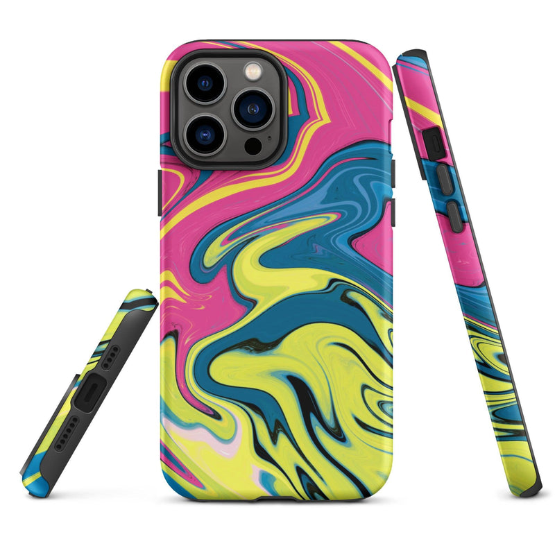 Load image into Gallery viewer, Creative Paint Colorful Hardshell iPhone Case Double Layer Impact Resistant Tough 3D Wrap CREATIVETECH
