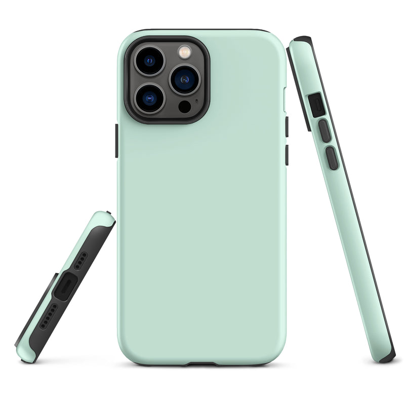 Load image into Gallery viewer, Humming Bird Green iPhone Case Hardshell 3D Wrap Thermal Plain Color CREATIVETECH