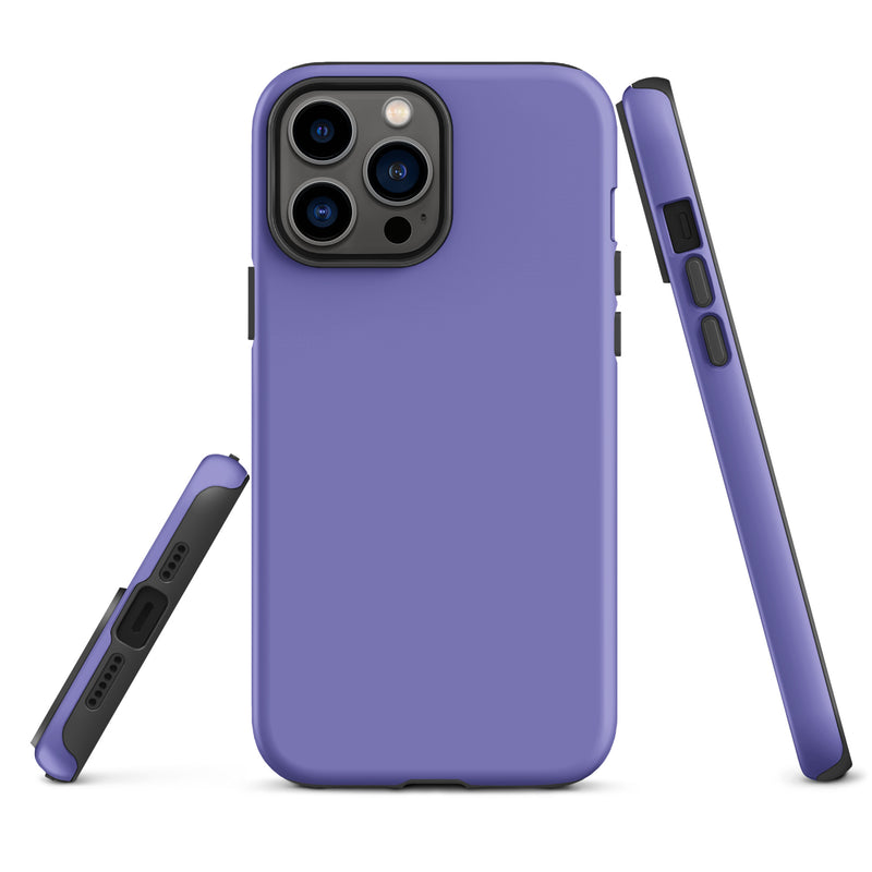 Load image into Gallery viewer, Moody Blue iPhone Case Hardshell 3D Wrap Thermal Plain Color CREATIVETECH