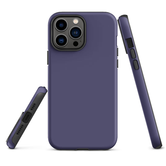 Corn Flower Blue iPhone Case Hardshell 3D Wrap Thermal Plain Color CREATIVETECH