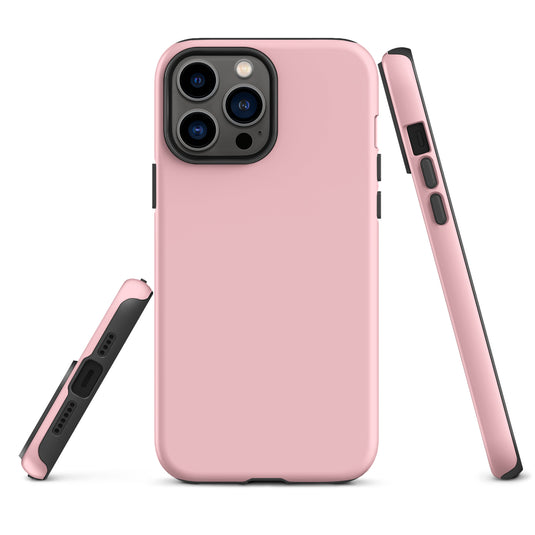 Pink iPhone Case Hardshell 3D Wrap Thermal Plain Color CREATIVETECH