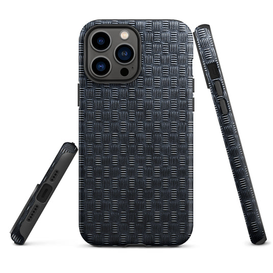 Subway Dark Metal iPhone Case Hardshell 3D Wrap Thermal Plain Color CREATIVETECH