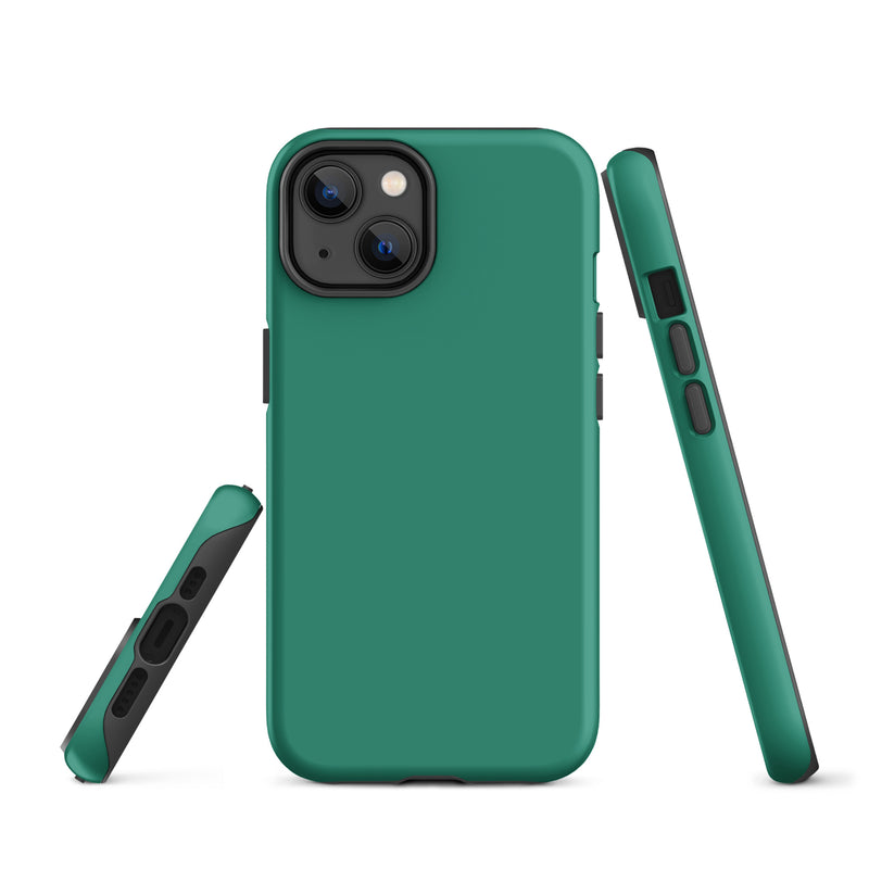 Load image into Gallery viewer, Elf Green iPhone Case Hardshell 3D Wrap Thermal Plain Color CREATIVETECH