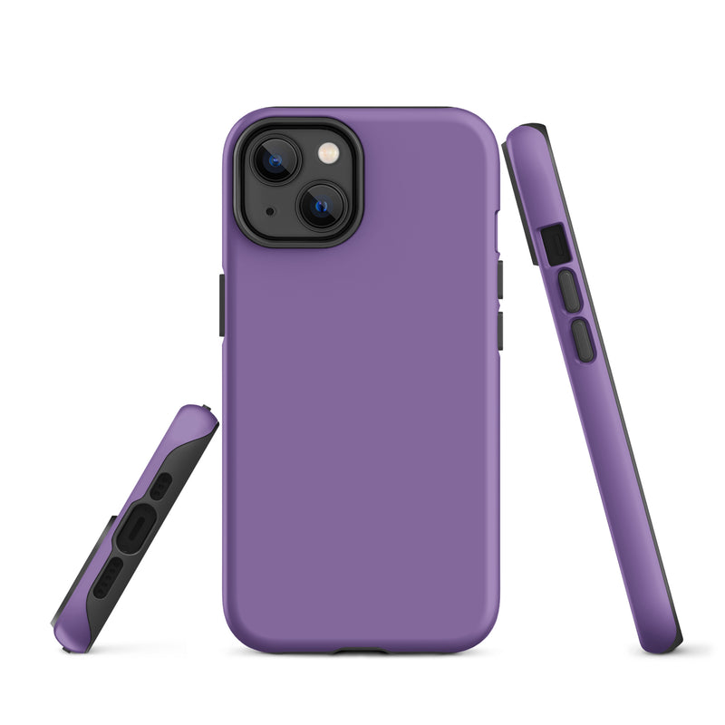 Load image into Gallery viewer, Ce Soir Violet iPhone Case Hardshell 3D Wrap Thermal Plain Color CREATIVETECH
