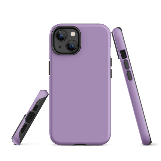 East Side Violet Blue iPhone Case Hardshell 3D Wrap Thermal Plain Color CREATIVETECH