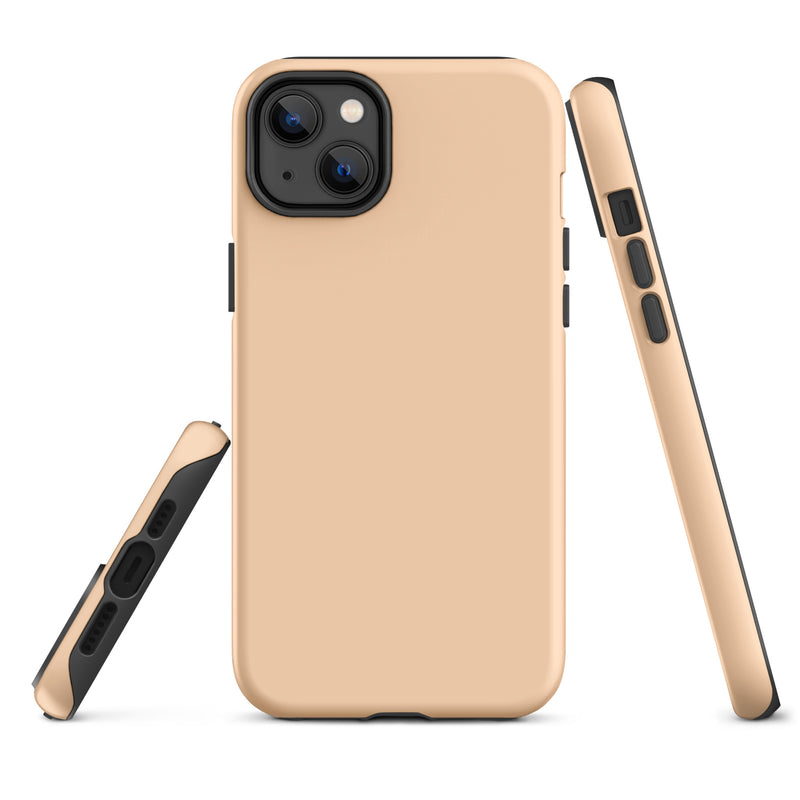 Load image into Gallery viewer, Sandy Orange iPhone Case Hardshell 3D Wrap Thermal Plain Color CREATIVETECH