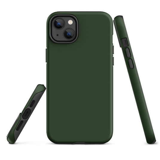 Sage Green iPhone Case Hardshell 3D Wrap Thermal Plain Color CREATIVETECH