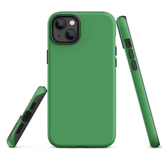 Chateau Green iPhone Case Hardshell 3D Wrap Thermal Plain Color CREATIVETECH