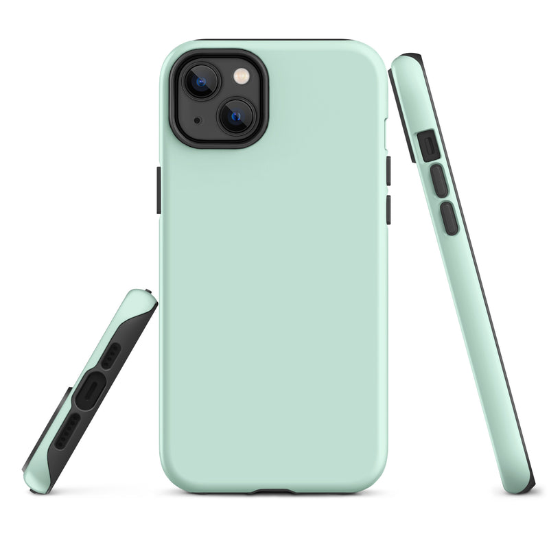 Load image into Gallery viewer, Humming Bird Green iPhone Case Hardshell 3D Wrap Thermal Plain Color CREATIVETECH